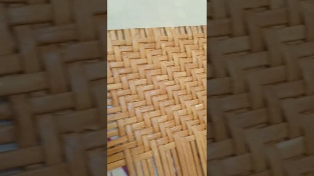 И снова термолента.И опять утилизация.Саржевое плетение.Соломка. смотреть онлайн