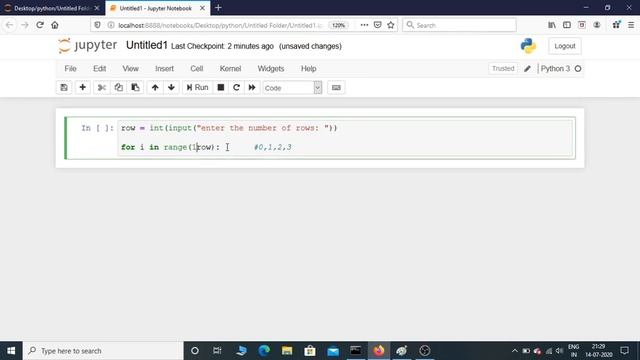 Python pattern program - How to print stars "*" in reverse right angle triangle shape | star patter смотреть онлайн