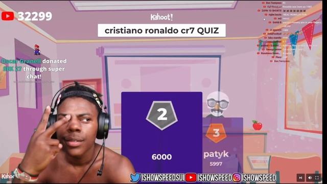 IShowSpeed Plays KAHOOT About Himself And More *VERY FUNNY* смотреть онлайн