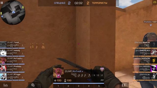 Saints Fans Vs Elemental Fire | Show-match | Standoff 2