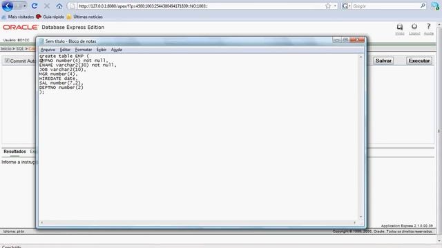 Aula Login Oracle смотреть онлайн