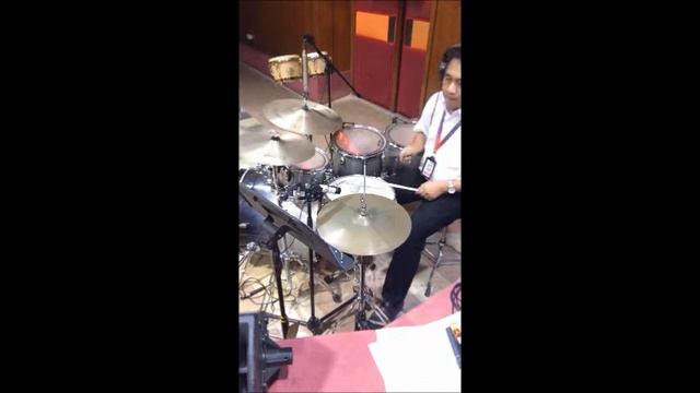 Drum recording with metronome смотреть онлайн