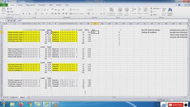 Cara Membuat Diagram SWOT di Excel смотреть онлайн