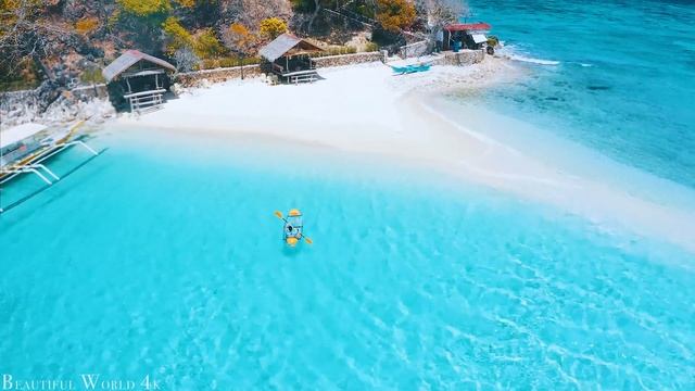 Palawan Island 4K - A Visual Odyssey of Palawan's Breathtaking Natural Wonders - Relaxing Music смотреть онлайн