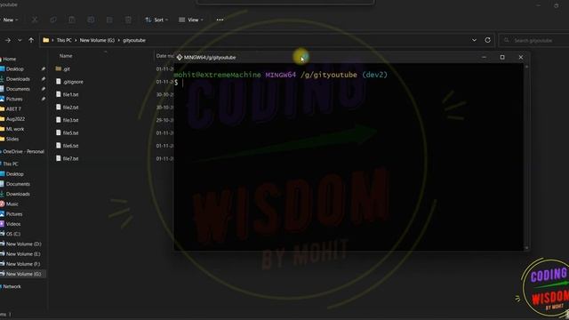 Git Branch Merge Fast forward : Video 12 смотреть онлайн