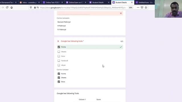 Creating online exam using Google forms смотреть онлайн