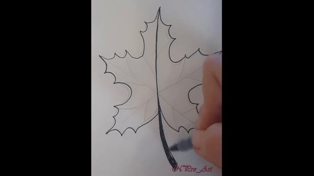 Рисуем "Кленовый лист". МК "Кленового листа". смотреть онлайн