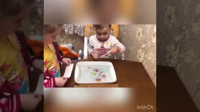Опыт с водой,салфетками и фломастерами смотреть онлайн