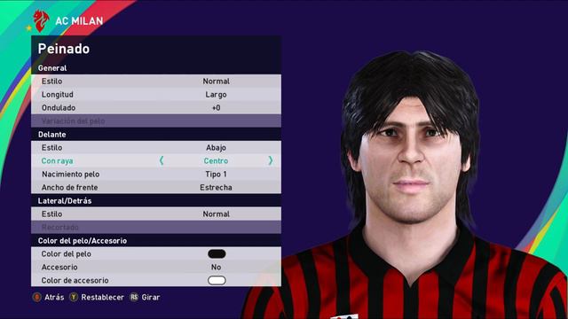 Alberico Evani - PES Clasico (Face, Body& Stats)