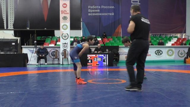 Зугум Арслангереев (Дагестан) - Джамболат Тигиев (РСО-Алания) смотреть онлайн