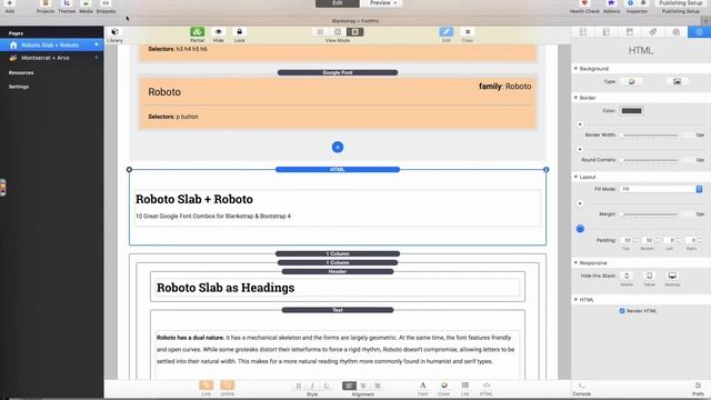 Bootstrap 4 in RapidWeaver 7 смотреть онлайн
