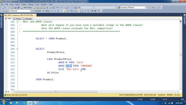 SQL NULL Value | Consequence of NULL values in SQL | NULL vs ISNULL vs IS NULL vs COALESCE смотреть онлайн