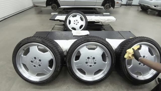 Deep cleaning and Ceramic Coating E55 Monoblock wheels смотреть онлайн