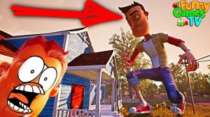 Я сломал игру ПРИВЕТ СОСЕД МУЛЬТЯШНЫЙ ХОРРОР игра Hello Neighbor