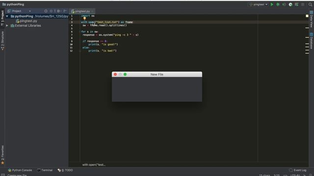 [PingTest] Multiple ping test script in python смотреть онлайн
