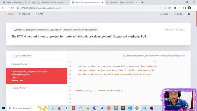FREE EVACUATION CENTER USING LARAVEL 10 PART 8 смотреть онлайн