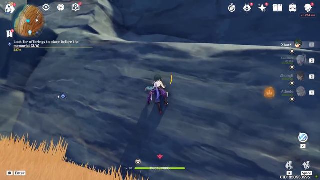 Look for offerings to place before the memorial Genshin Impact смотреть онлайн