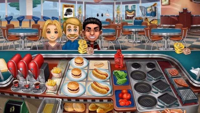 Cooking Fever - Fast Food Court Level 31 - 35 Android & IOS Cooking Games Gameplay HD смотреть онлайн