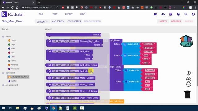Left Right Side Menu Extension for Kodular | Thunkable | Appybuilder смотреть онлайн