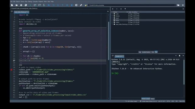 Downsampling - How to select a specific number of frames from a video in Python - Part02 смотреть онлайн