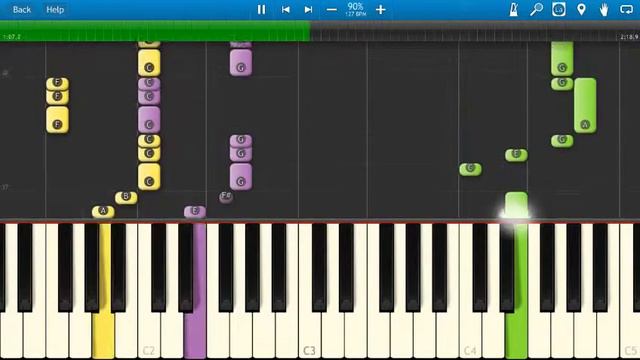Nirvana - Sliver - Synthesia [Piano Cover] смотреть онлайн