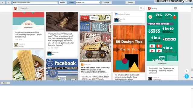 Pinterest scraping - scrape outer URL of Pinterest Image - BrowserScraper смотреть онлайн