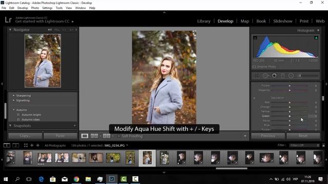 Обработка осенней фотографии за 5 минут в Lightroom!! + preset смотреть онлайн