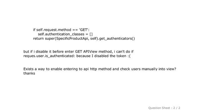 Django : Django Rest Framework avoid authentication JWT смотреть онлайн