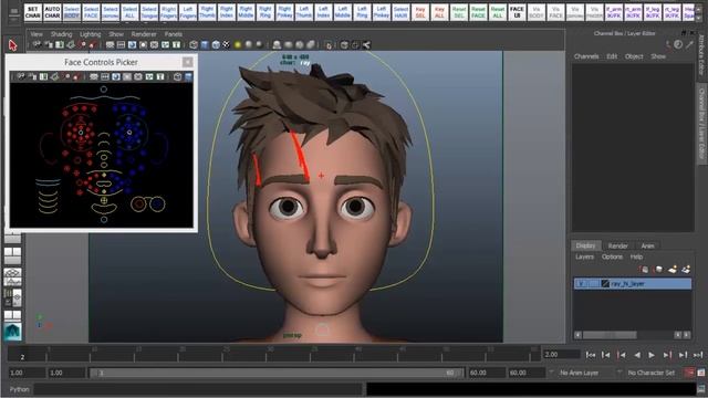 Графические формы в лице (отрывок курса Лицевая анимация: Крупный план)