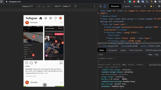 How to post your photos on Instagram using PC or laptop via Chrome or Firefox browser смотреть онлайн