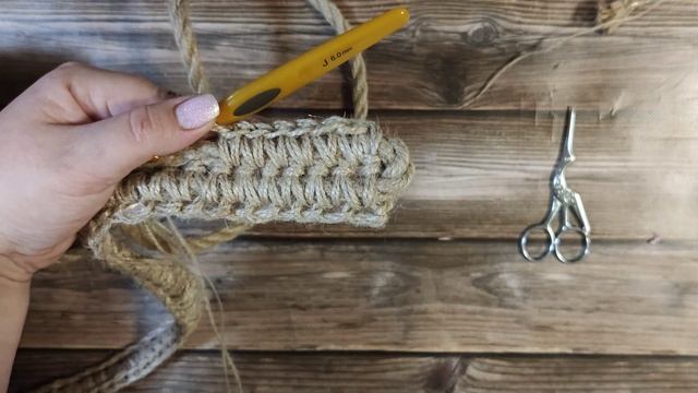 МК ковёр из джута вязаный крючком смотреть онлайн