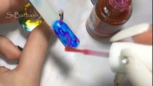 АКВАРЕЛЬНЫЕ капли.Эффект ДЫМА на ногтях.Акварель на ногтях ДЛЯ НАЧИНАЮЩИХ