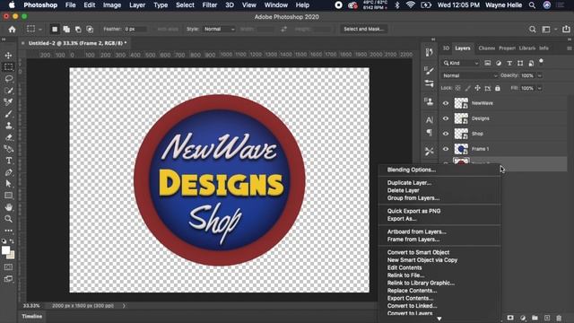 How To Export Photoshop Layers To SVG