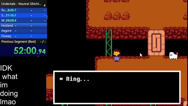 Undertale Neutral Glitchless (no aborted genocide) speedrun in 1:43:39 смотреть онлайн