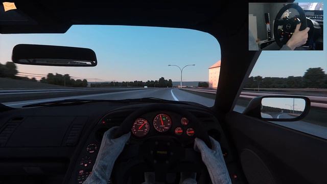 700HP Toyota Supra hits the Streets | Assetto Corsa Traffic | Steering Wheel смотреть онлайн