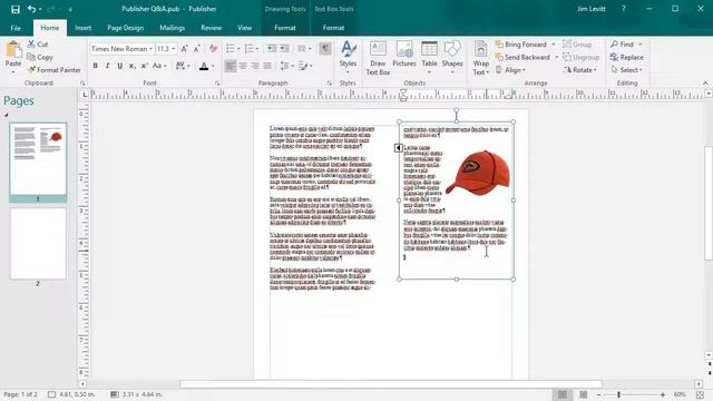 Microsoft Publisher - How to create text boxes and flow text смотреть онлайн