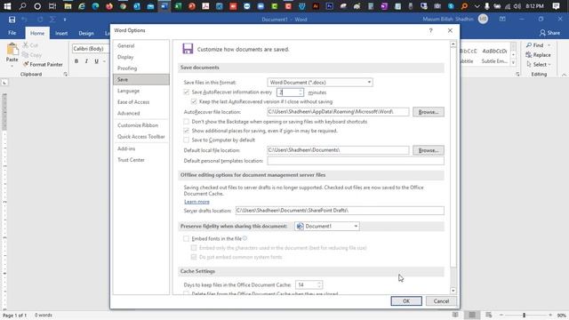 How to Enable AutoSave Option in Microsoft Word || Auto Save In Word смотреть онлайн