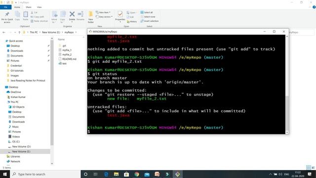 git add command explained with examples || git add command || git || github || git tutorial смотреть онлайн