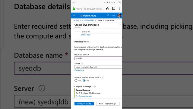 How To Create SQL Database On Azure Cloud | Azure For Students | Aun Syed Shah смотреть онлайн