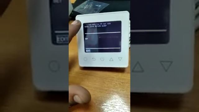 Настройка терморегулятора WARMLIFE ET 61W Wi-Fi смотреть онлайн