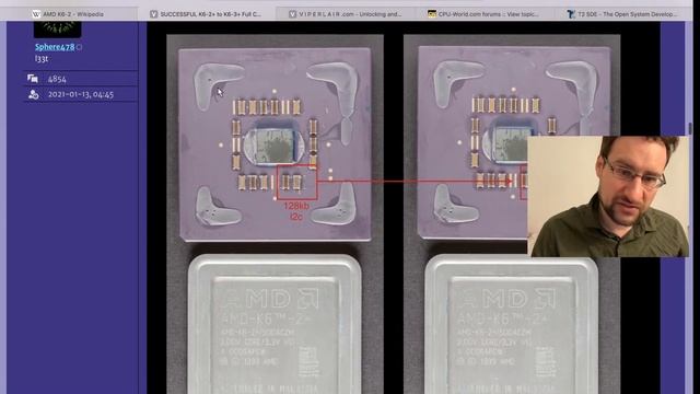 25 years later, CPU archeologists discover AMD K6-2+ share die and FUSED OFF L2$ w/ K6-III+! смотреть онлайн
