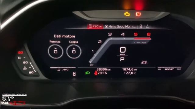 Codifica Tachimetro stile Audi RSQ3 su Audi Q3 TDI F3 2019 смотреть онлайн