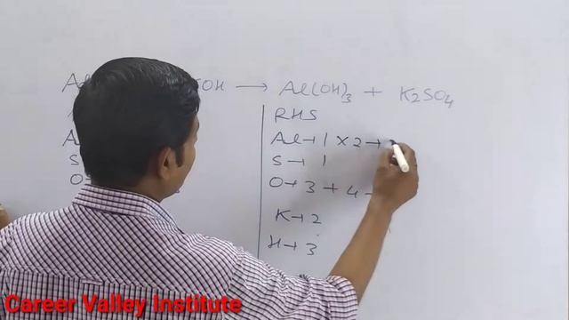 How to balance Al2(SO4)3+KOH=Al(OH)3+K2SO4|Chemical equation Al2(SO4)3+KOH=Al(OH)3+K2SO4| смотреть онлайн