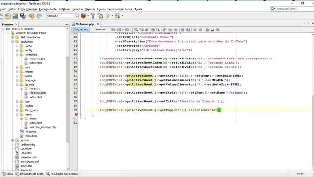 Bibliotecas Codeigniter - PHPExcel смотреть онлайн