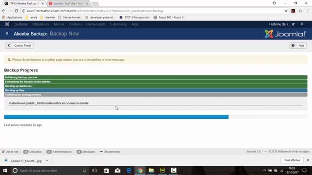 Sauvegarder Joomla avec Akeeba смотреть онлайн