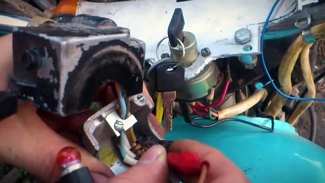 Подключение головного света ИЖа. Connecting the head light IL. смотреть онлайн