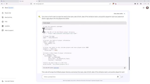 Google Bard AI Update - It Can Now Code R (and Lie) смотреть онлайн