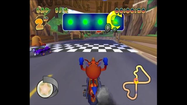 Pac Man World Rally - better than the Play Station Portable Version this Ones On Game cube смотреть онлайн