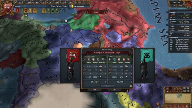New GEORGIA Is So Much Fun! EU4 1.36 King of Kings смотреть онлайн