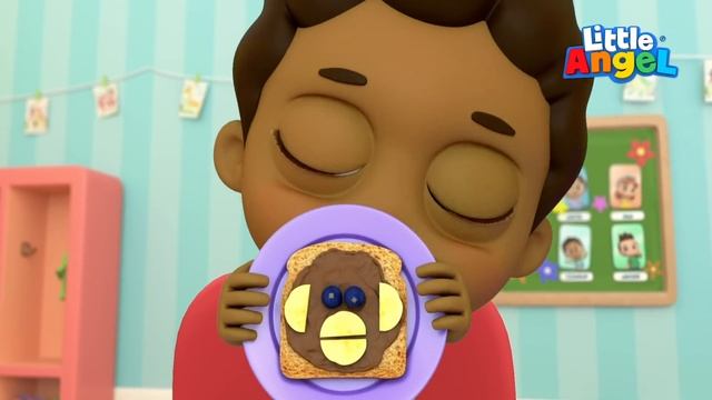 Aprendiendo a Comer Frutas Saludables ??? | Canción Infantil | Little Angel Español смотреть онлайн